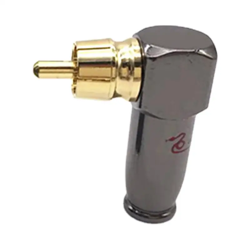 

RCAs Adapter L-shaped RCAs To AV Screw Terminal Connector Gold Plated RCAs Female To RCAs Female Coupler Speaker Bare Wire