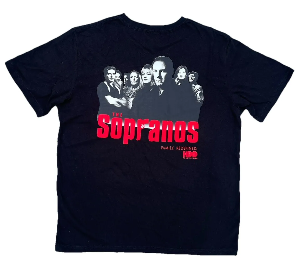 Футболка The Sopranos HBO Max, большой размер, черная, НОВАЯ