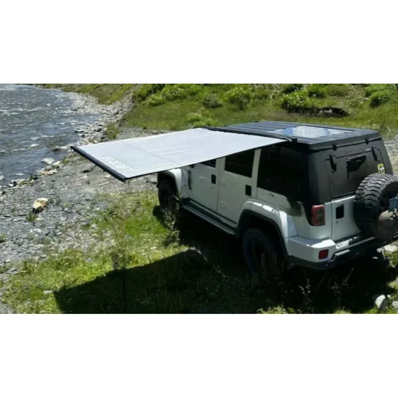 

270° Panoramic Car Awning, Automatic Retractable Tent, Sun & Rain Protection Camping Equipment
