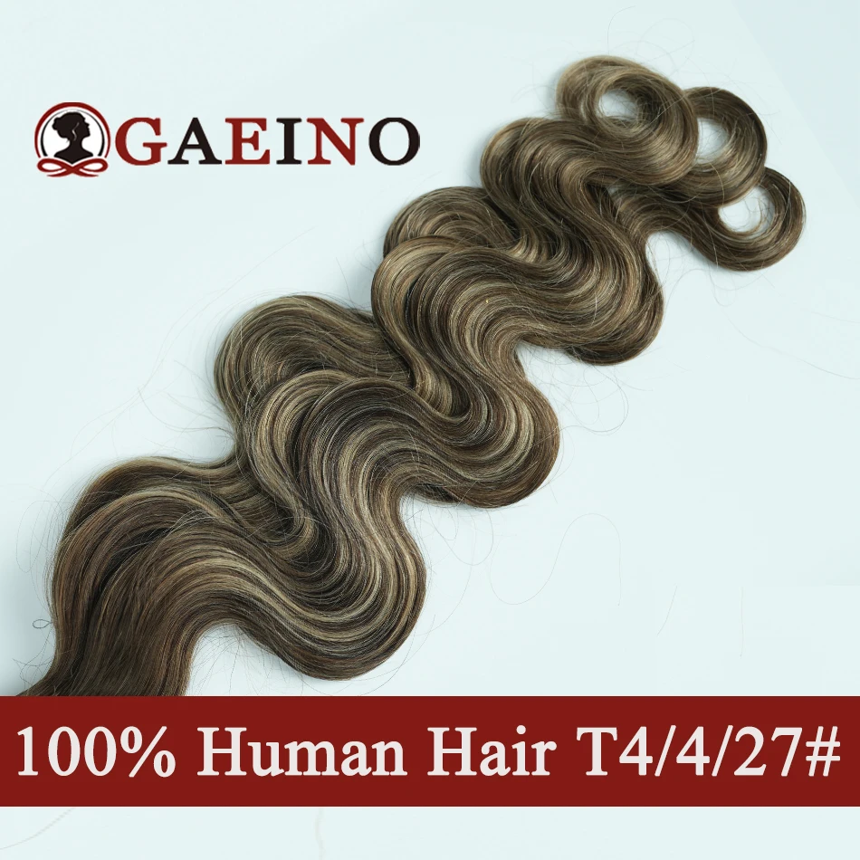 Tape In Human Hair Extensions Golvend Balayage Bruin Natuurlijk Haar Huid Inslag Plakband 2.5 g/stk Echt Menselijk Haar Voor Vrouwen