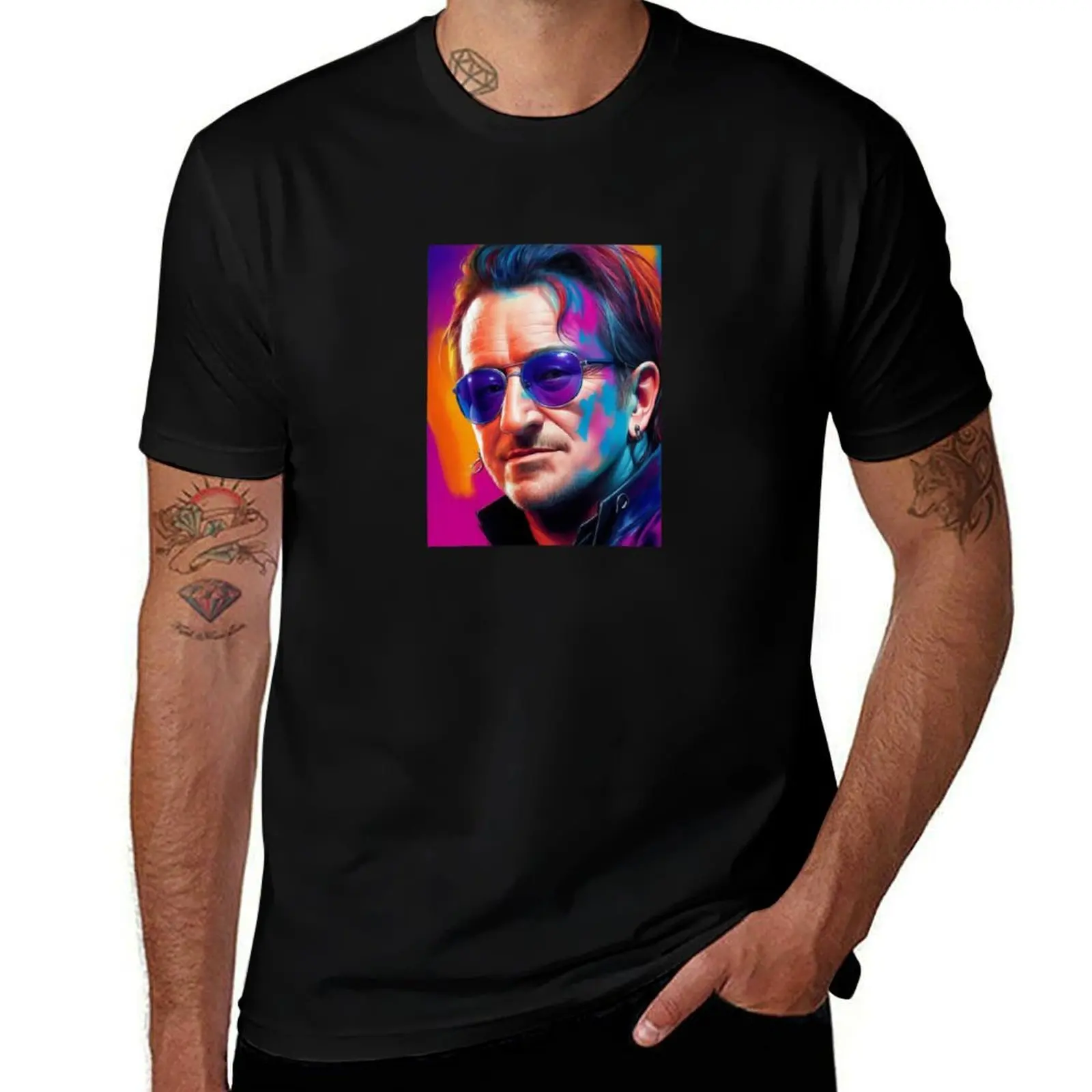 

for t Legend Bono shirts slim man man fit T-Shirt man men g shirts t t Music for for T-Shirt shirts