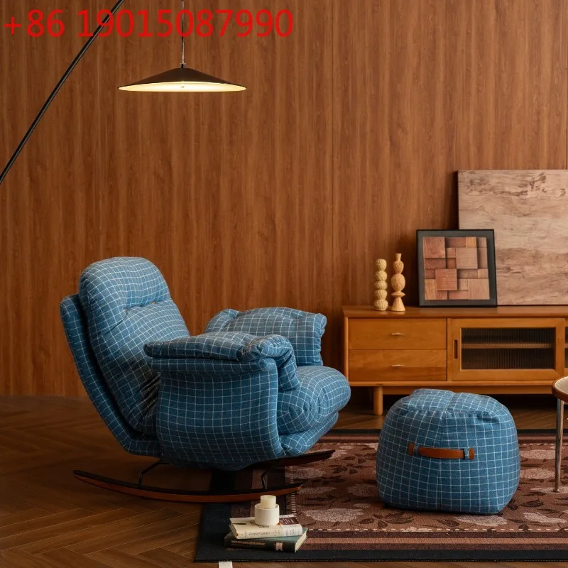 

Ergonomic Vintage Living Room Chairs Bedroom Recliner Tumbonas Bedroom Living Room Chairs Lounge Rocking Fauteuil Home Furnitu