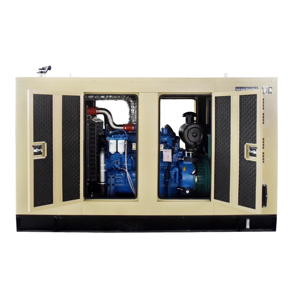 Soundproof  generator three phase 140KVA 160KVA 175KVA 380V 50HZ 60HZ