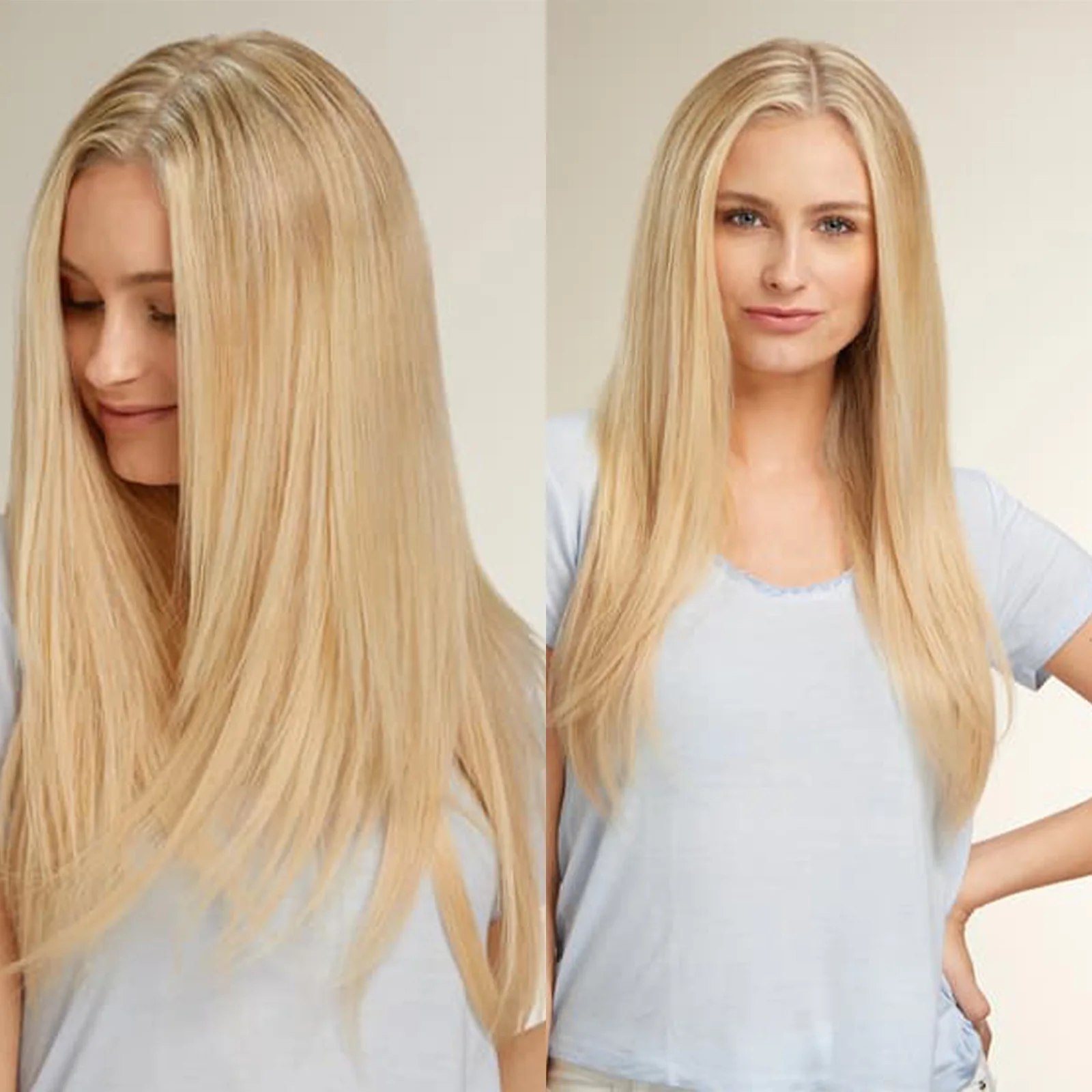 

6x6'' Topper Silk Base Light Blonde PU Around Real Remy Hair Full Hand Tied #613 Silk Top Real Scalp Look with Clips for Women