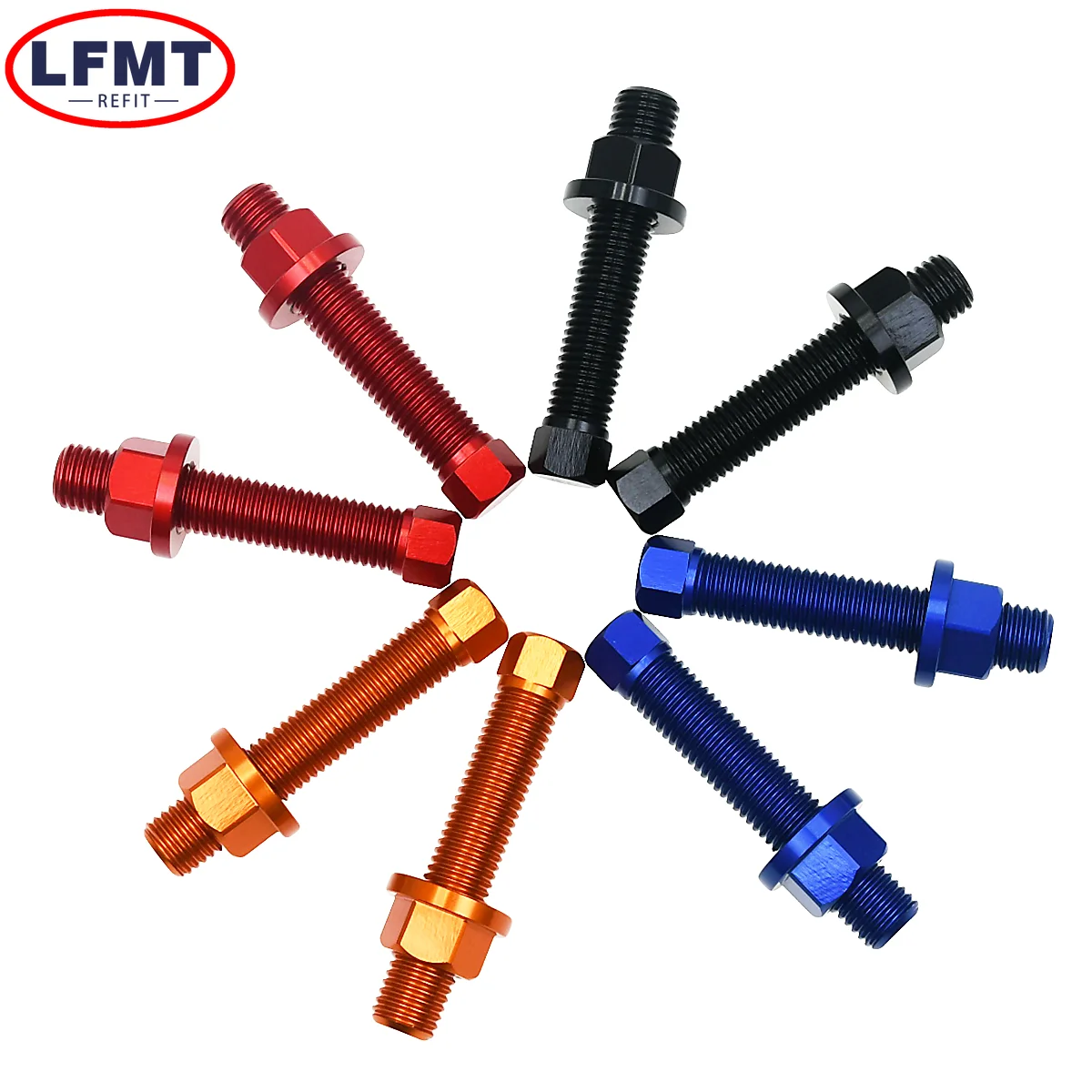 M10 Chain Axle Adjuster Bolt Nuts For KTM 690 790 890 950 990 1090 1190 1290 ADVENTURE DUKE ENDURO EXC EXC-F SX SXF XC XC-F XC-W