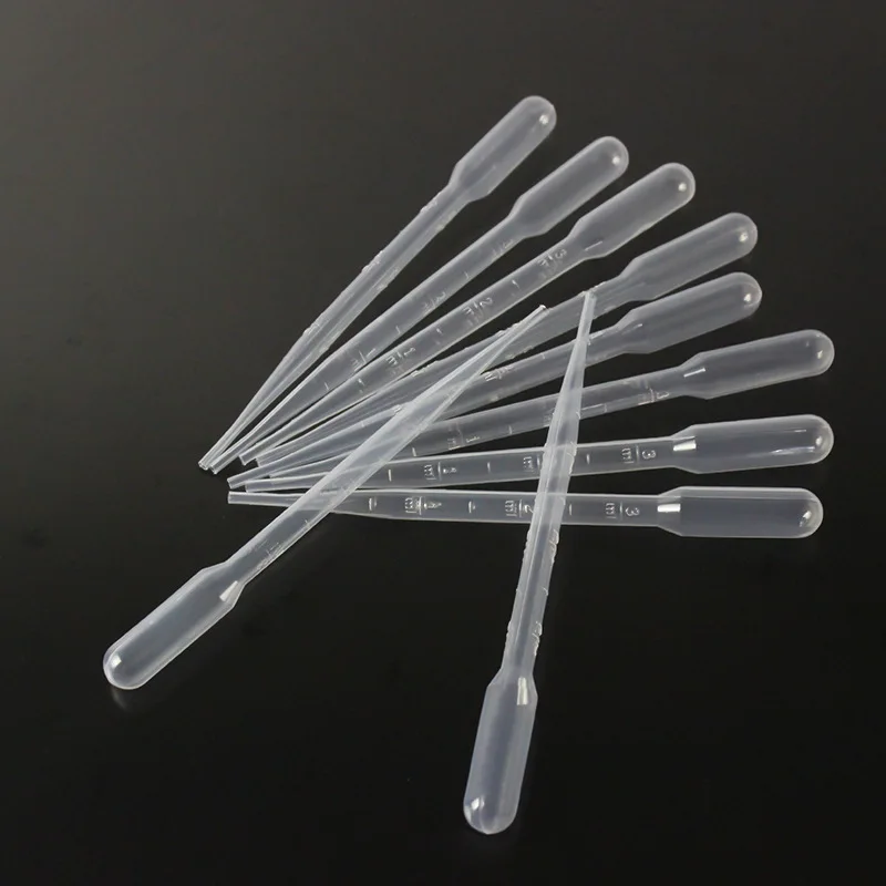 Многоуровневый пластиковый пипетка-капельница, экспериментальная трубка для отбора проб, прозрачная пипетка, лабораторный инструмент