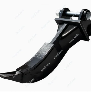 Small excavator with scarifier, excavator trenching soil scarifier, thickened wear-resistant soil scarifier