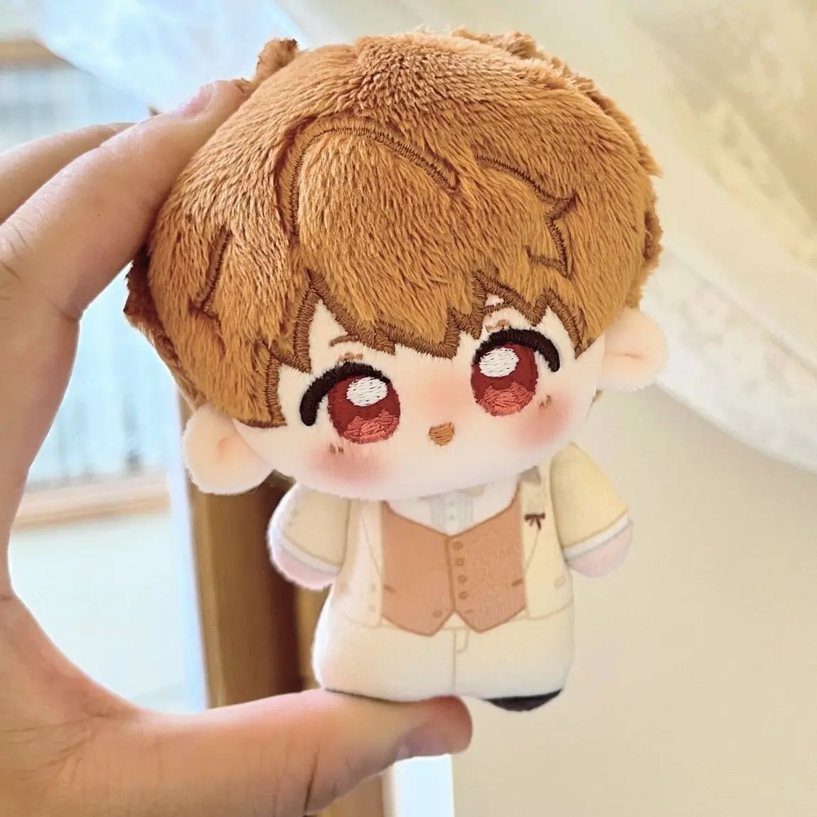 10cm Cotton Pendants Game Tears of Themis Marius Von Hagen Luke Pearce Artem Wing Attributes Cute Doll Toys Kids Adult's Gifts