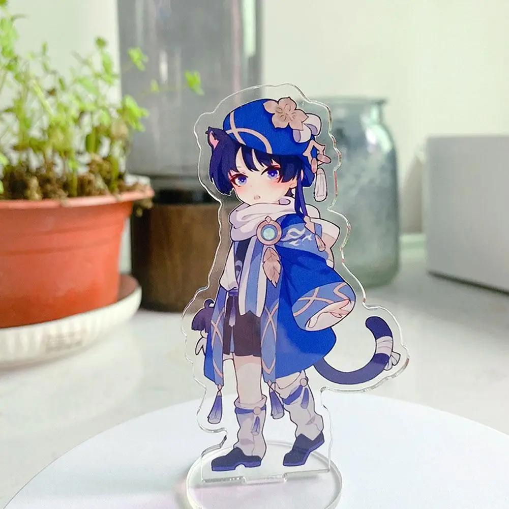 1PC Stand For Game Genshin Impact Stand Plate Anime Cartoon Cosplay Figure Character Acrylic Props Desk Decoration Ornament