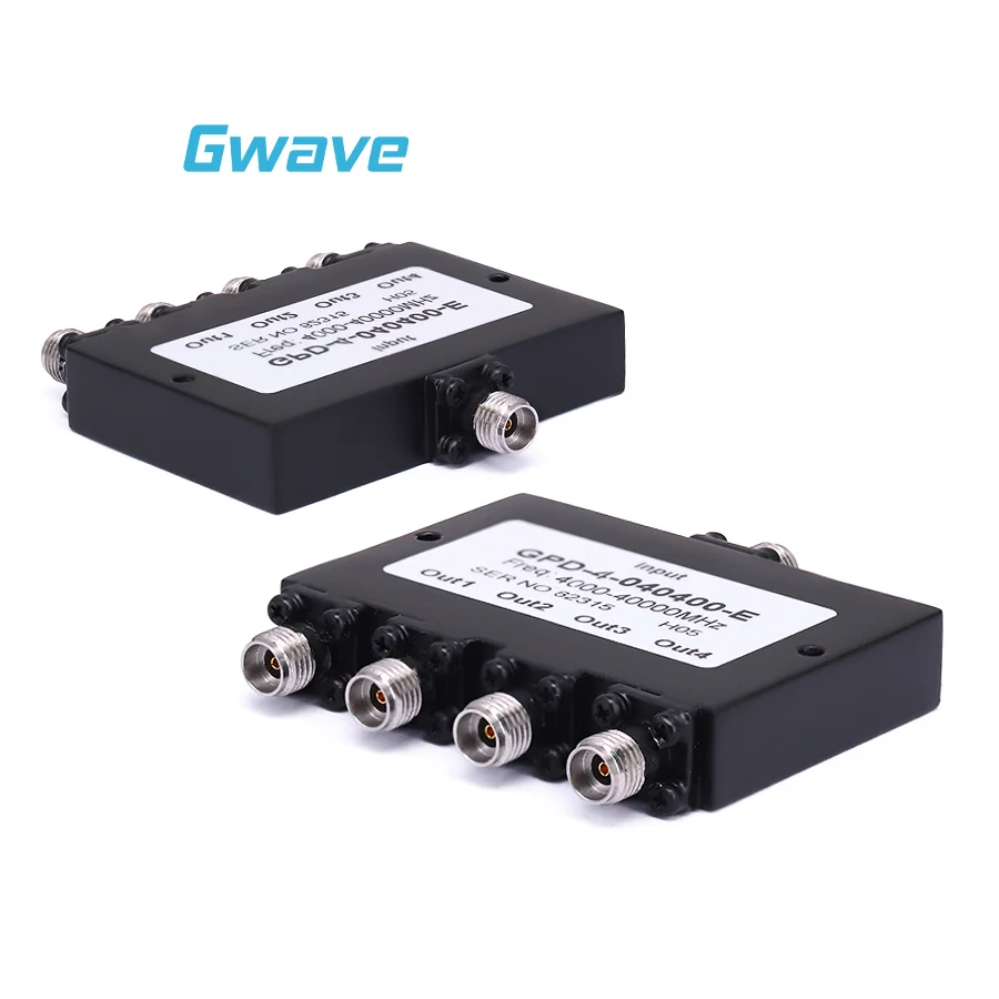 

Разветвитель мощности 4-канальный 2,92 мм для телекоммуникаций, 4–40 ГГц, номинальная мощность 20 Вт (от 4 Вт)