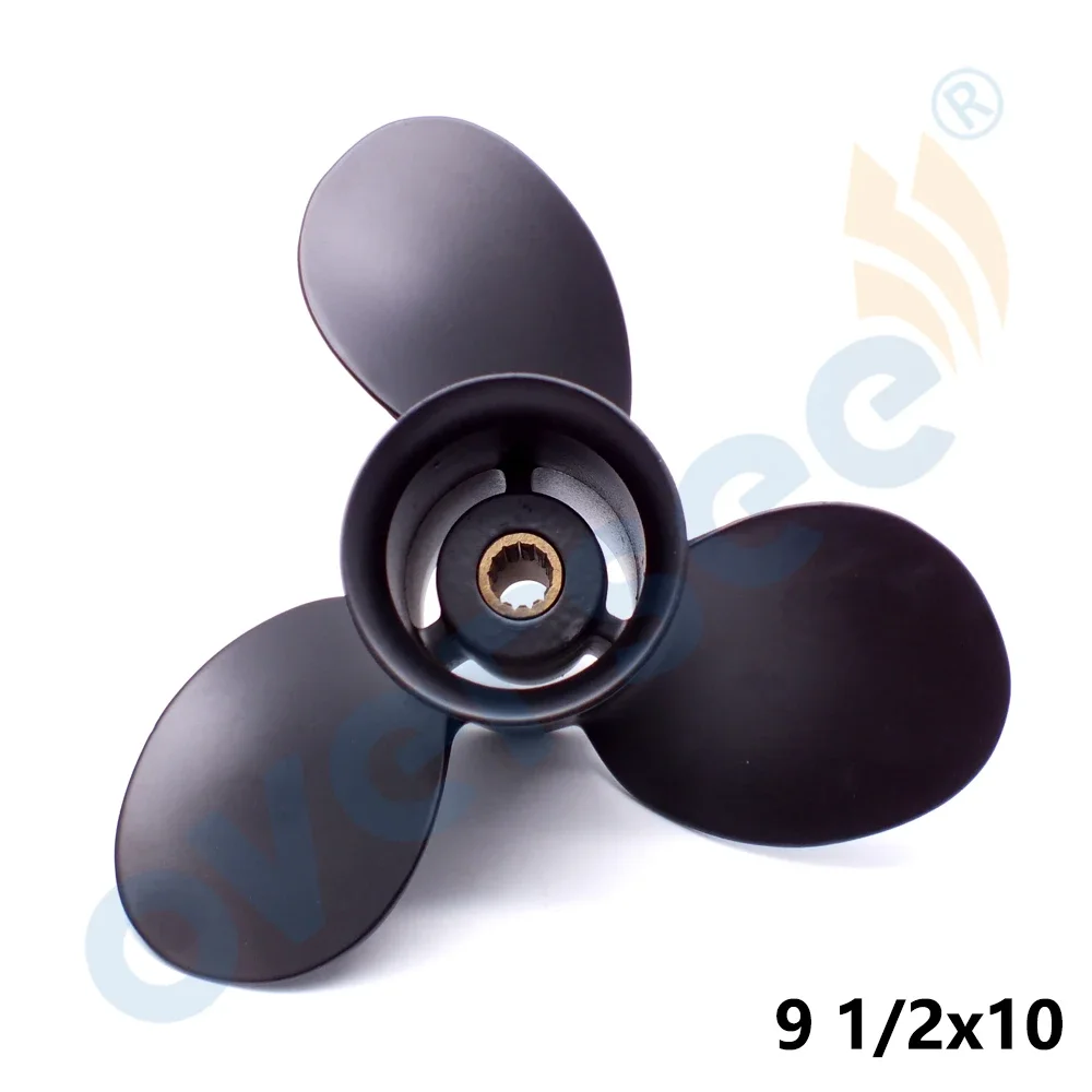 

174950, 778772 Ship Boat Propeller For Evinrude For Johnson BRP Outboard 8-15HP Size 9 1/2 x 10