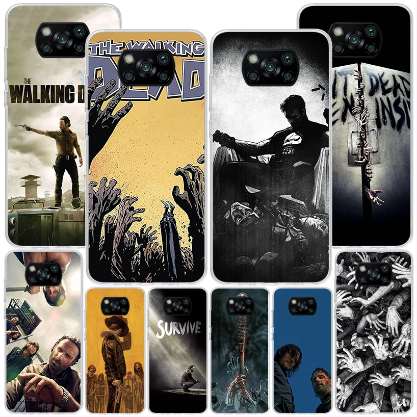 The Walking Deads TV Phnoe Case for Xiaomi Poco X5 X6 X3 X7 Pro X4 Nfc F6 F5 F4 Gt M5s M4 M3 X6Pro X3Nfc Unique Cover Coque X5 P