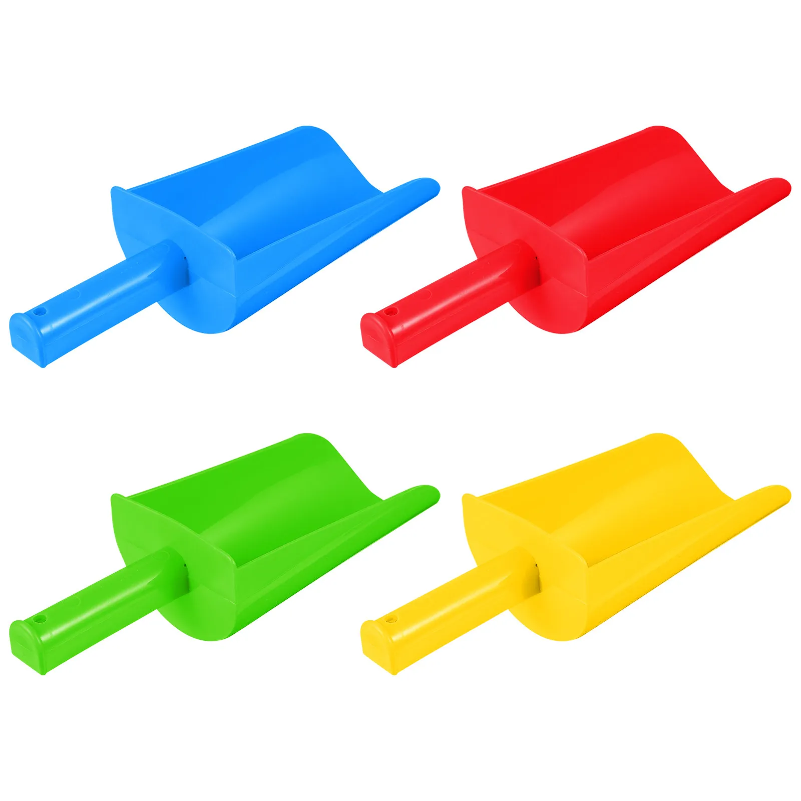 

4Pcs Children Sand Dredging Shovel Safe Lightweight Beach Sand Scoop Tools for Outdoor Play and Hands-on Skills