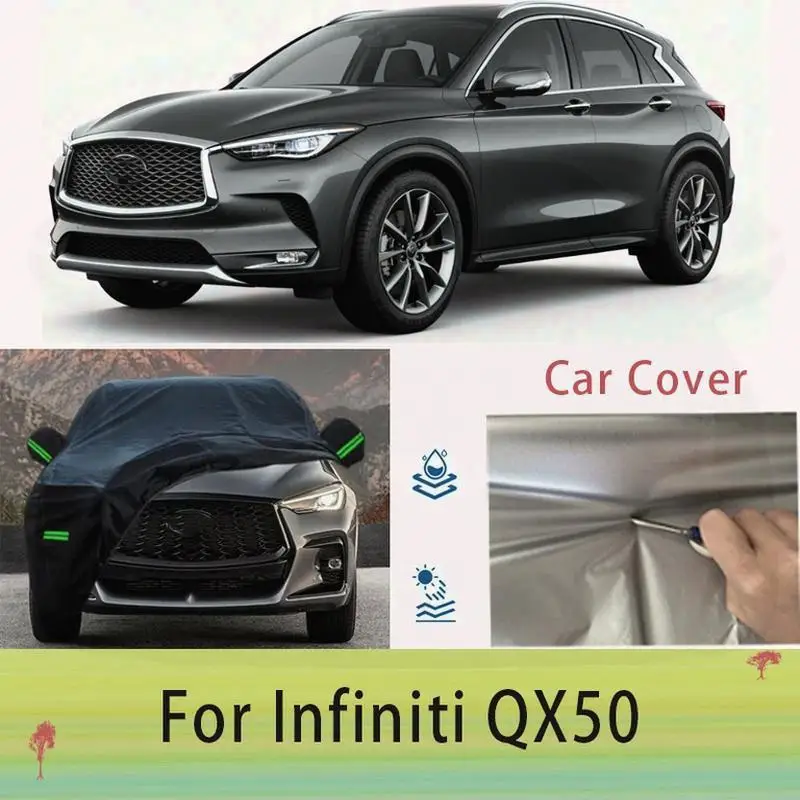 

For Outdoor Protection Waterproof Full for Infiniti QX50 Snow Sunshade Dustproof Exterior Accessories Car Covers