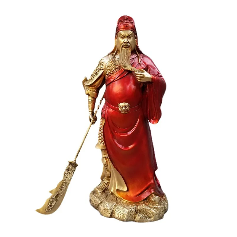 Рисунок 5 - Ручная роспись, бронзовая статуя бога Гуань Ю и У