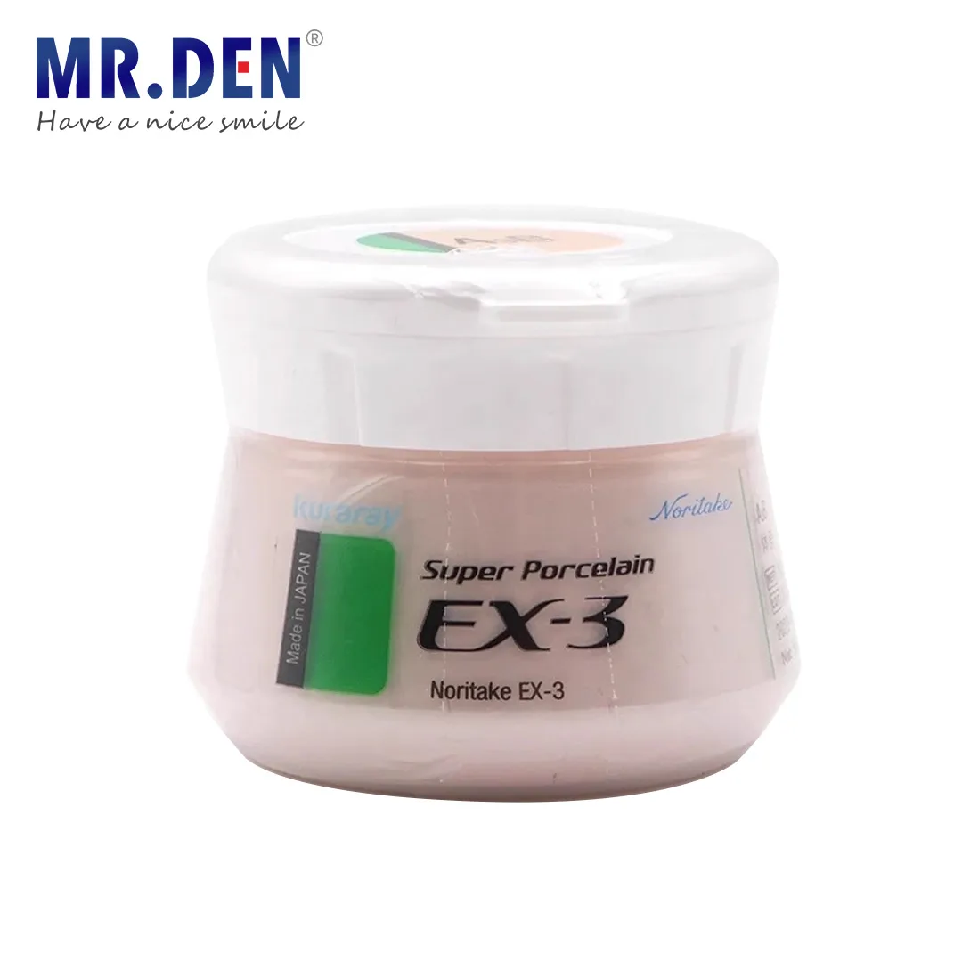 Kuraray Noritake EX3 Dentin nA-nD الخزف المعدني N سلسلة الخزف مسحوق الجسم 50 جرام nA2 nA3 NW0 NW0.5 مواد مختبر الأسنان