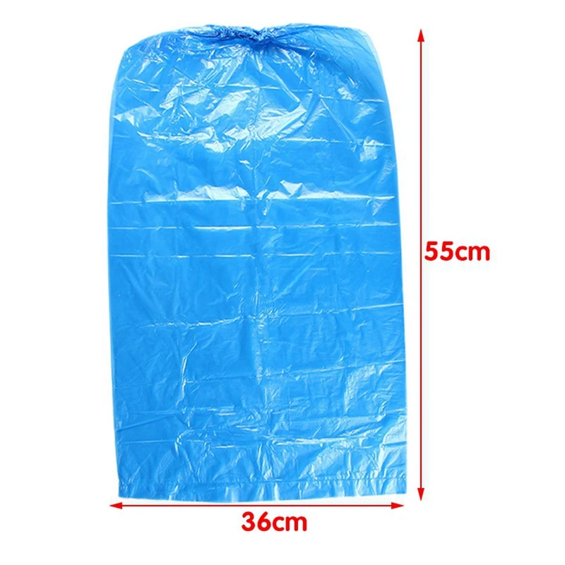 50 Pairs Waterproof Thick Plastic Disposable Rain Shoe Covers High-Top Anti-Slip For Women Men