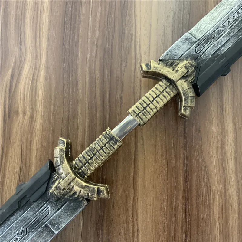 1:1 슈퍼 영웅 무기 양날의 검 110cm 코스프레 무기 조립 검 모델 어린이 선물 영화 역할 놀이