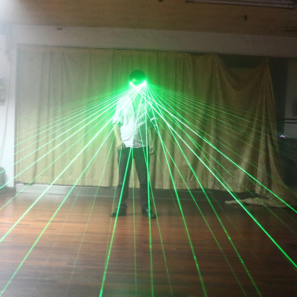 Laser Glasses for Party Club Show KTV Dance Stage Atmosphere Props Flashing Led Light-Emitting Beam Glow Party Supplies