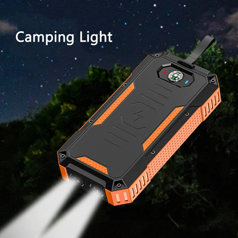 

Large Capacity 50000mAh Power Bank Solar Wireless 4 USB Fast Charging for iPhone 15 14 Samsung Xiaomi Portable Charger Powerbank