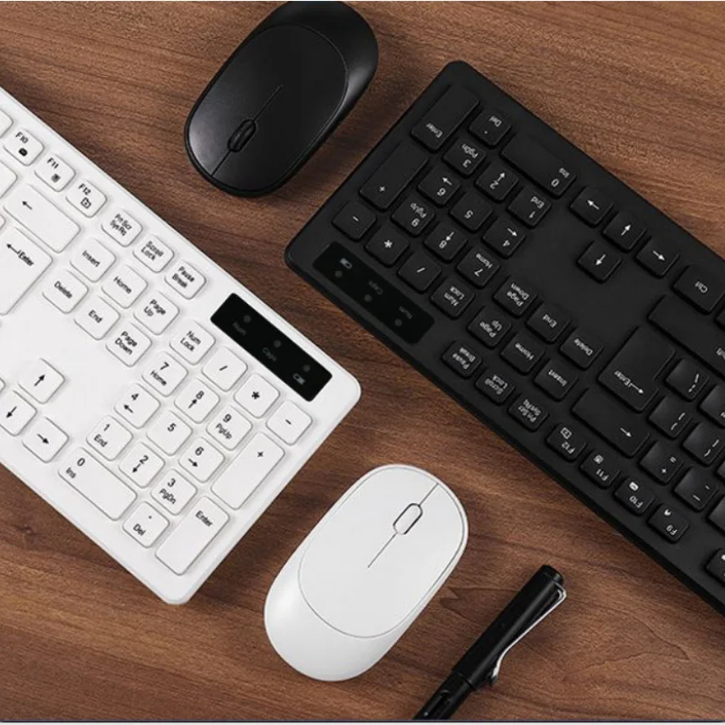 

2.4g Fashion Business Style Lightweight Wireless Keyboard and Mouse Set 104 Keys Office Home Laptop Universal Keyboards Claviers