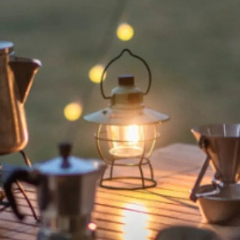 

Outdoor Camping Light Waterproof Durable Lights Sturdy Rechargeable Camping Lantern with Long-lasting Battery Hanging Accessory