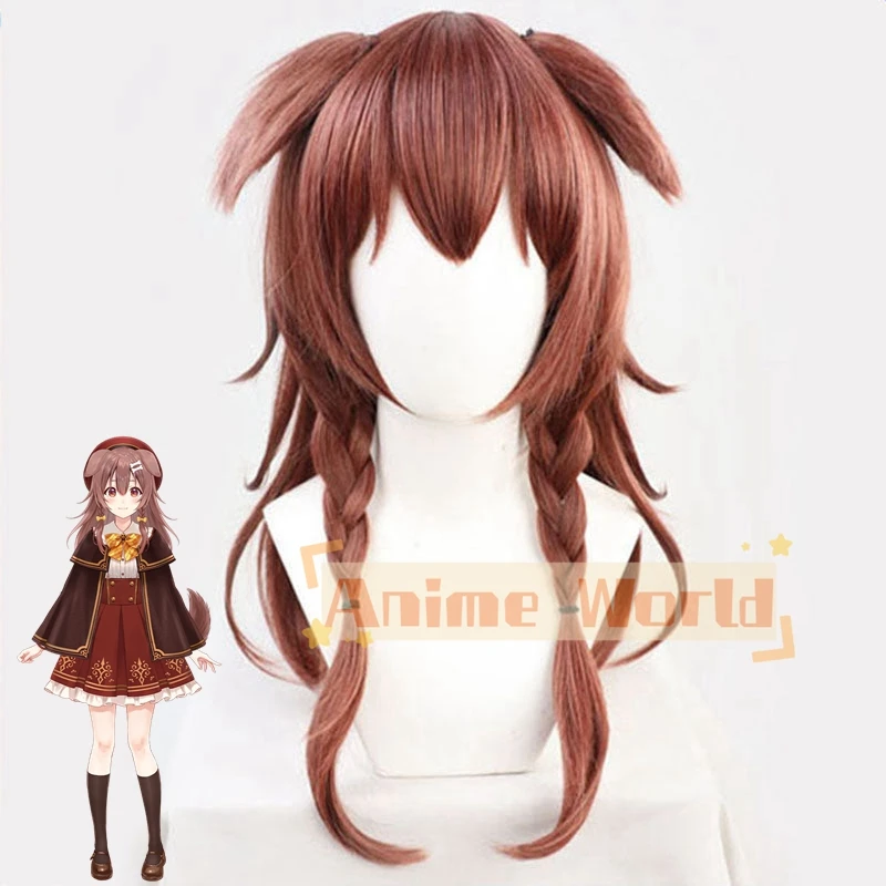 

Hololive Virtual YouTuber Inugami Korone Brown Cosplay Wig Halloween Christmas Woman Men Adult Wig