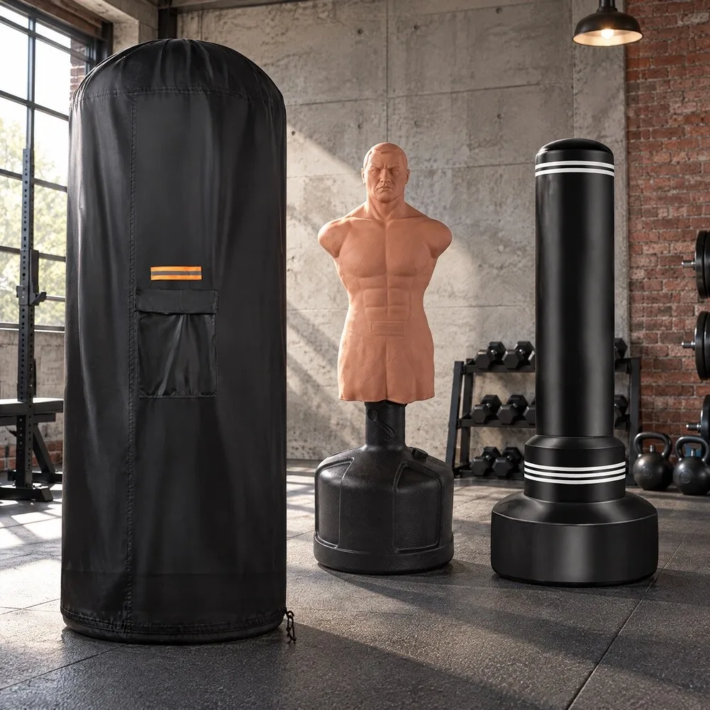 210D Oxford Full Protector For Standing Punching Bag With Stand Mesh Ventilation Panels Promotes Air Circulation Dry