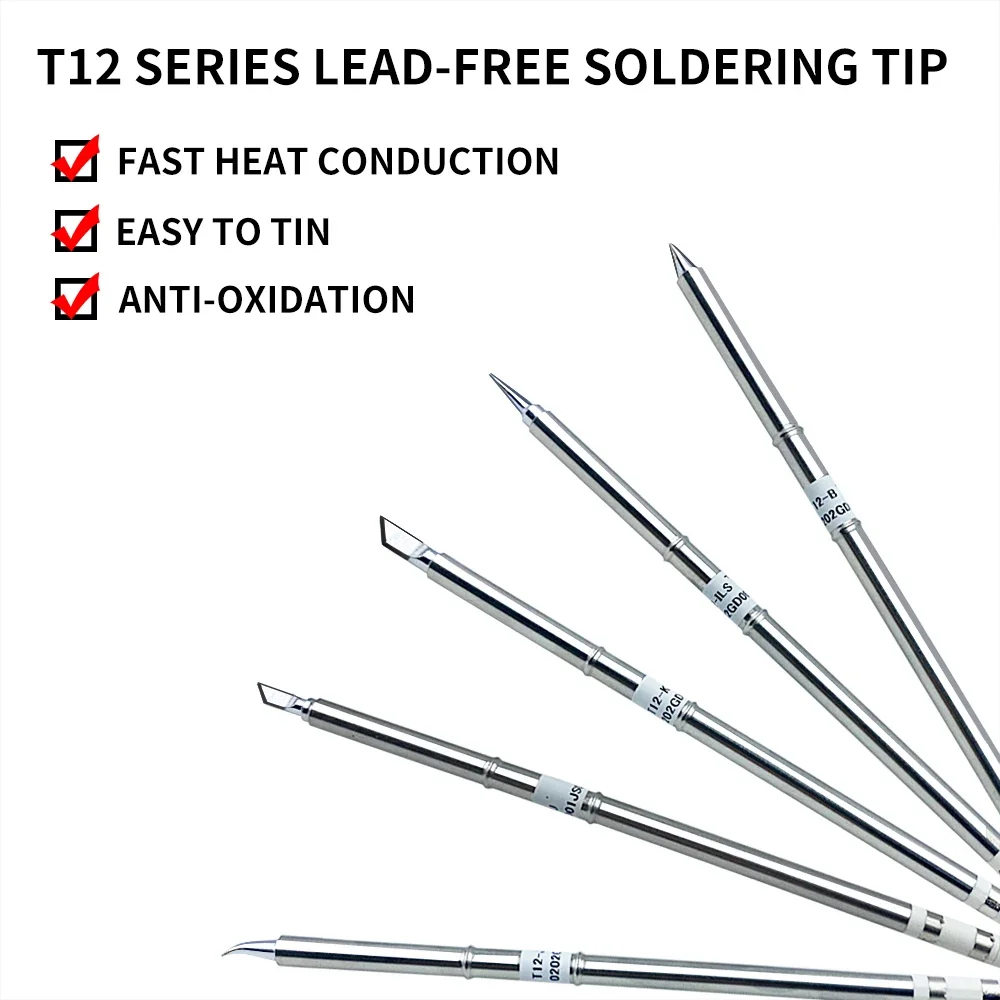 T12 Series Soldering Iron Tips for T12 FX951 FX-952 soldering station High quality 1pcs