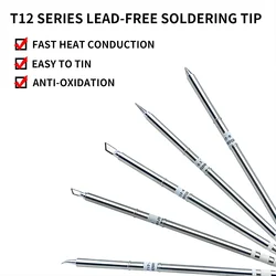 T12 Series Soldering Iron Tips for T12 FX951 FX-952 soldering station High quality 1pcs