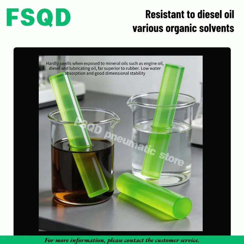 Elastic Rubber Rod Polyurethane Rod PU Diameter 15 18 20 22 25 30 35 40 45 50 55 60 65 70 75 80 85 90 95 100x500/250/1000