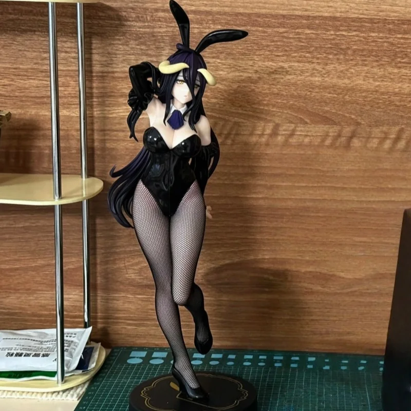 In Voorraad FuRyu BiCute Konijntjes Figuur OVERLORD Albedo Zwart Model Animatie Figuur Model Collectie Desktop Ornamenten Speelgoed Geschenken