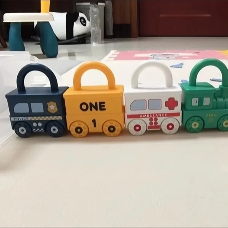 Fechaduras de aprendizagem para crianças com chaves, ajuda para correspondência de números e reconhecimento de cores, brinquedos educativos infantis para crianças de 3 anos ou mais