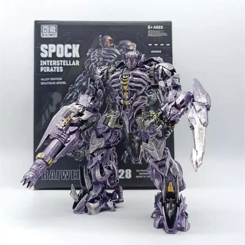 تشوه لعبة Baiwei TW-1028B Shockwave فيلم الطبعة SS56 سبيكة روبوت الصبي نموذج باليد هدية عيد ميلاد