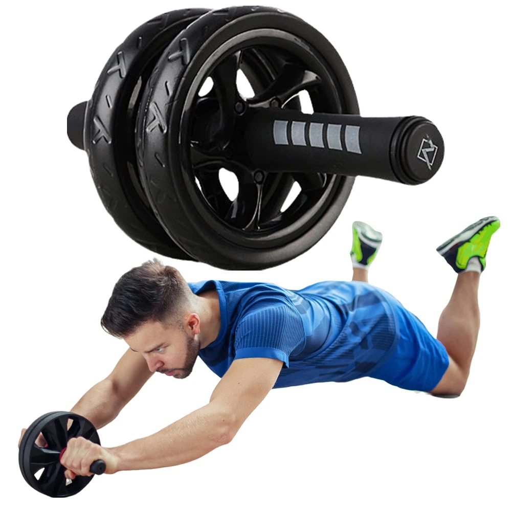 Core Strength Training Roller Wear-Resistant Belly Training Wheel Abs Workout Equipment for Gym Strength Workout