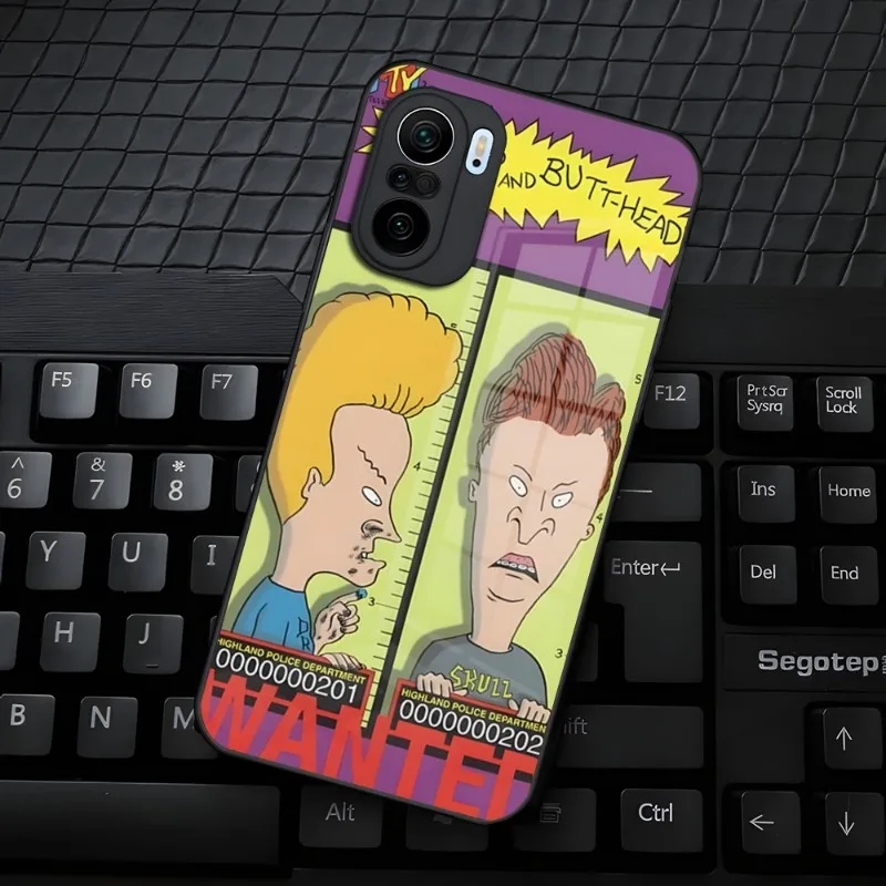 Beavis And Butthead Phone Case FOR Xiaomi Redmi Note11 Pro Plus 11s 11T 10 Ultra 11X Lite 12 POCO X3NFC F3 M4 Glass