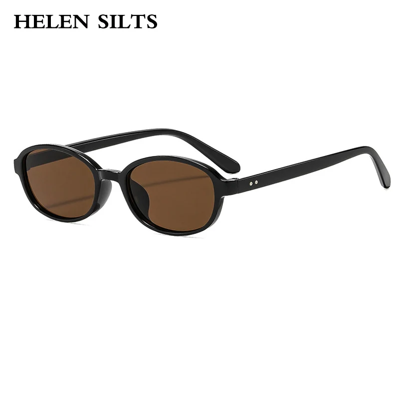 

Fashion Brand Designer Sunglasses Oval Jelly Color Leopard Brown Gradient Shades UV400 Trending Men Women Sun Glasses