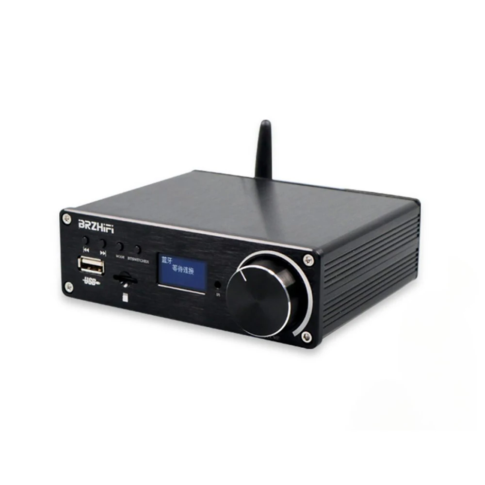 

TPA3250 Bluetooth 5.0 Lossless HIFI Amplifier 130W*2 Stereo AMP U Disk/TF Card/FM/USB Class D Digital Audio Decoding Playback