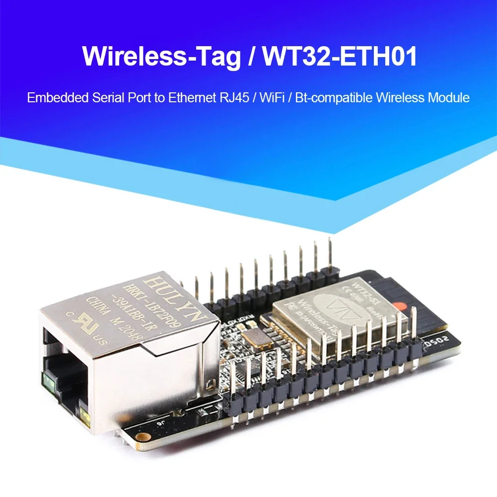 WT32-ETH01 Embedded Serial Port Wireless Module Board Networking Ethernet Wireless Module Wireless Module WT32 ETH01