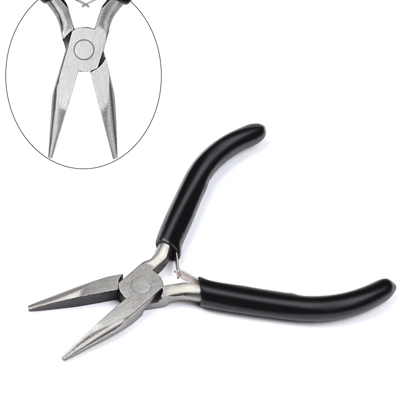 Jewelry Pliers Set with Tweezer Ring Round Nose Cutting Wire Pliers for DIY Bracelet Pendant Jewelry Making Tools