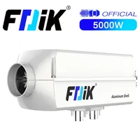 FDIK 5kw air diesel heater 12v 24v with Bluetooth APP aluminum shell parking heater for car bus truck boat RV