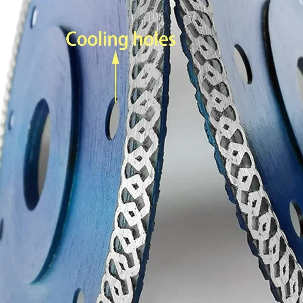 1 قطعة الماس شفرة القطع الجافة القرص الخزف سيراميك توربو رقيقة الحجر للرخام 105 115 125 مللي متر