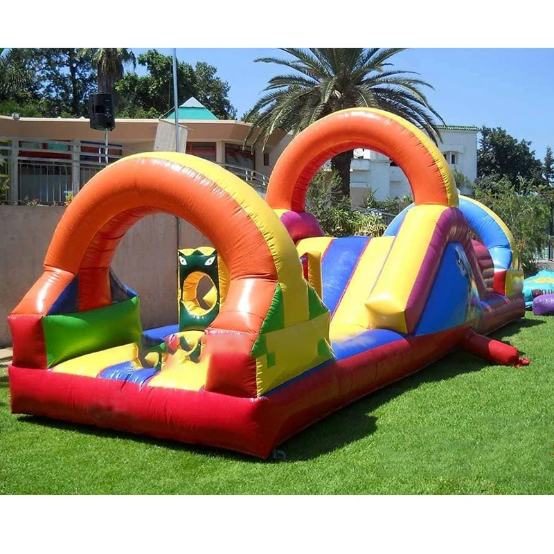 

Customized Inflatable Slide Inflatable Obstacle Course Combine With Inflatable Climbing Kids For Playing