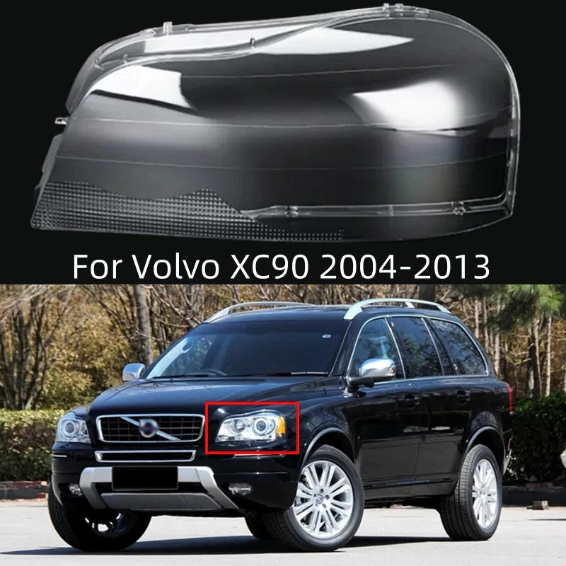 

For Volvo XC90 2004-2013 Headlight Cover Front Headlamp Housing Transparent Lampshades Lamp Shell Masks Car Accessories