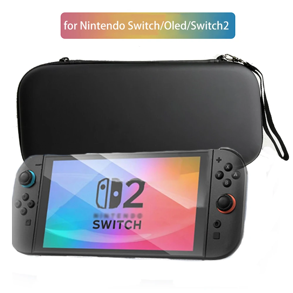 

For Nintendo Switch 2 Case Protective Carrying Case For Nintendo Switch Oled Accessories PU Funda Storage Bags Cover