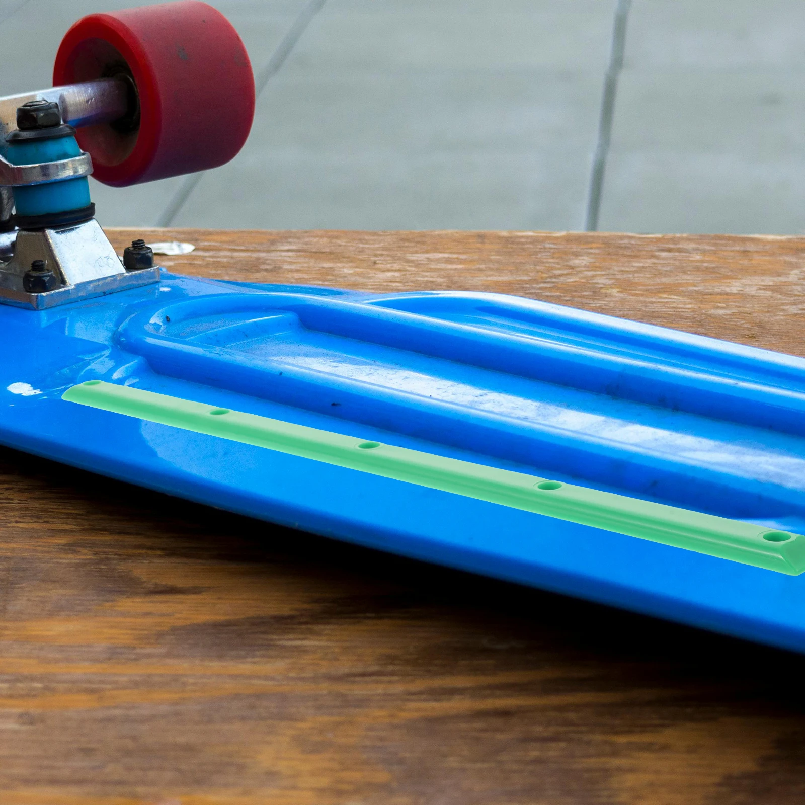 

2pcs Skateboard Rail Guards Dual Head Durable Plastic Rails For Skateboards Rib Bones Replacement Wear Resistant Deck
