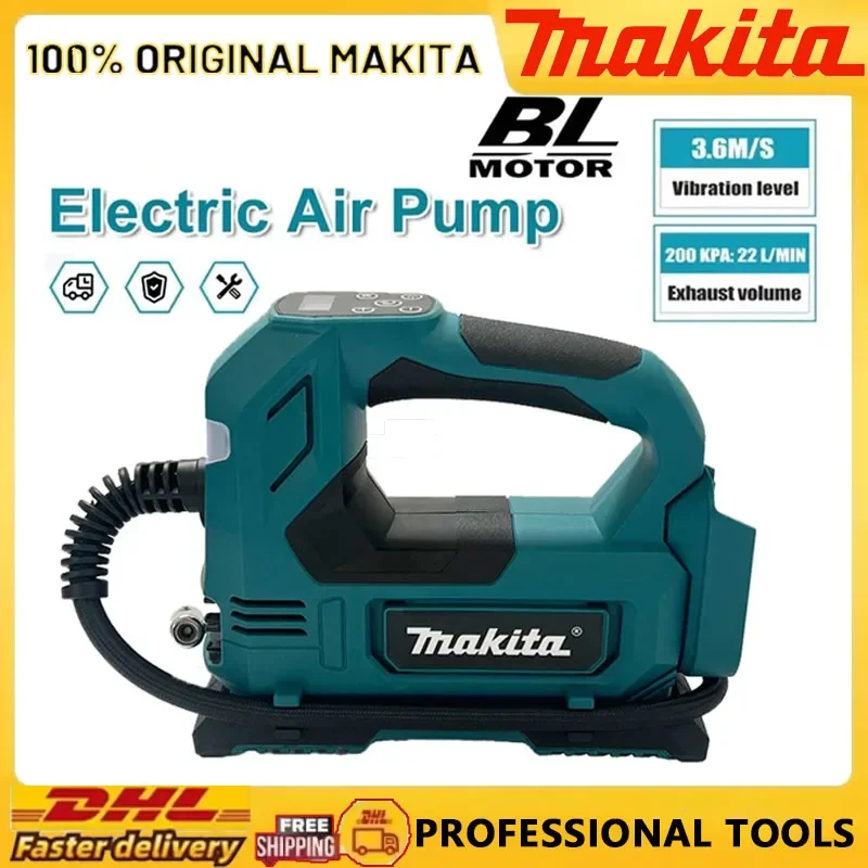 

Makita портативный беспроводной насос для накачивания шин 18 В аккумулятор электрический воздушный насос ручной воздушный компрессор для автомобильных велосипедных шин шарик