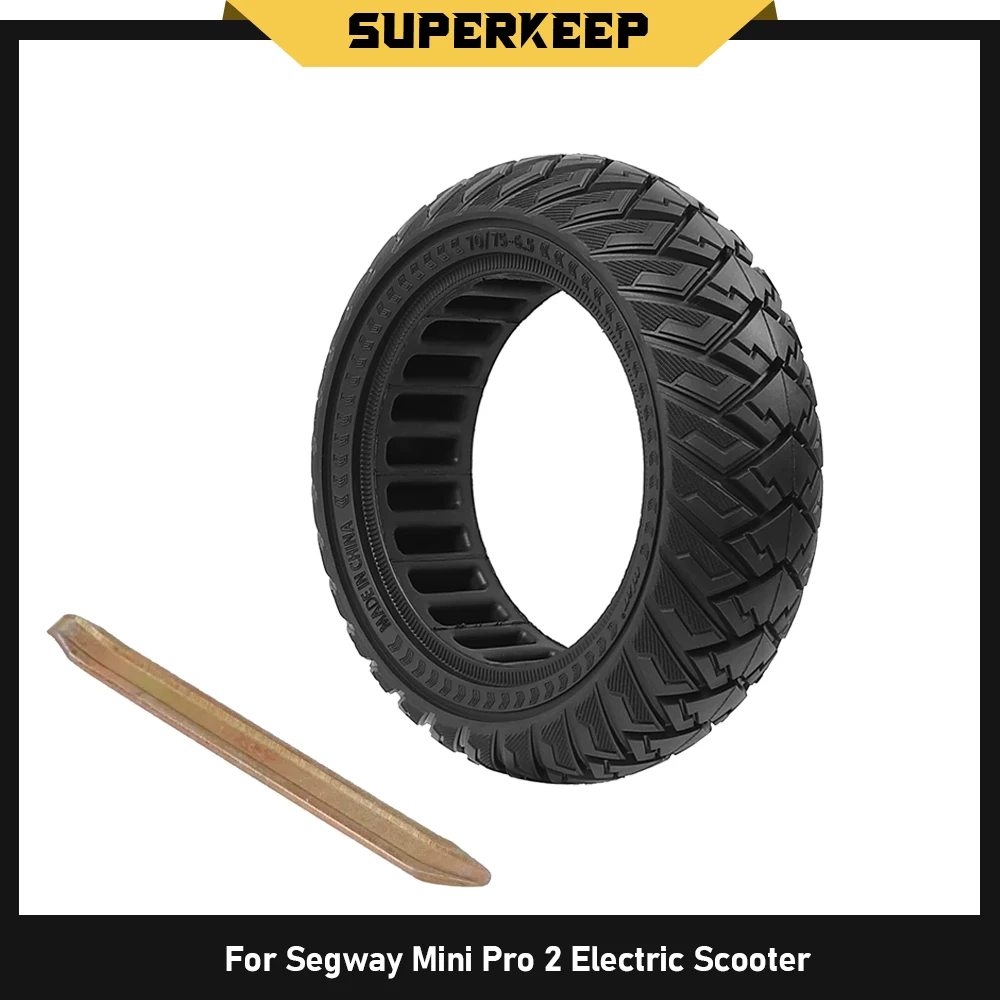 70/75-6.5 Solid Tire For Segway Mini Pro 2 Electric Scooter Off-road Explosion-proof Damping Abrasion Resistant Tyre Wheel Parts