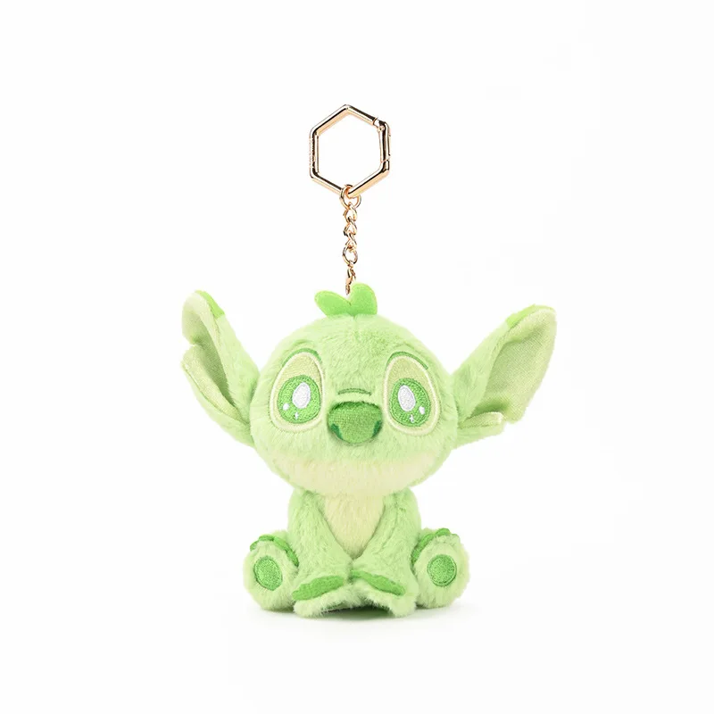 Porte-clés en peluche Disney Stitch, poupée en peluche, pendentif, jouets en peluche pour enfants, garçons et filles, cadeaux d'anniversaire et de noël