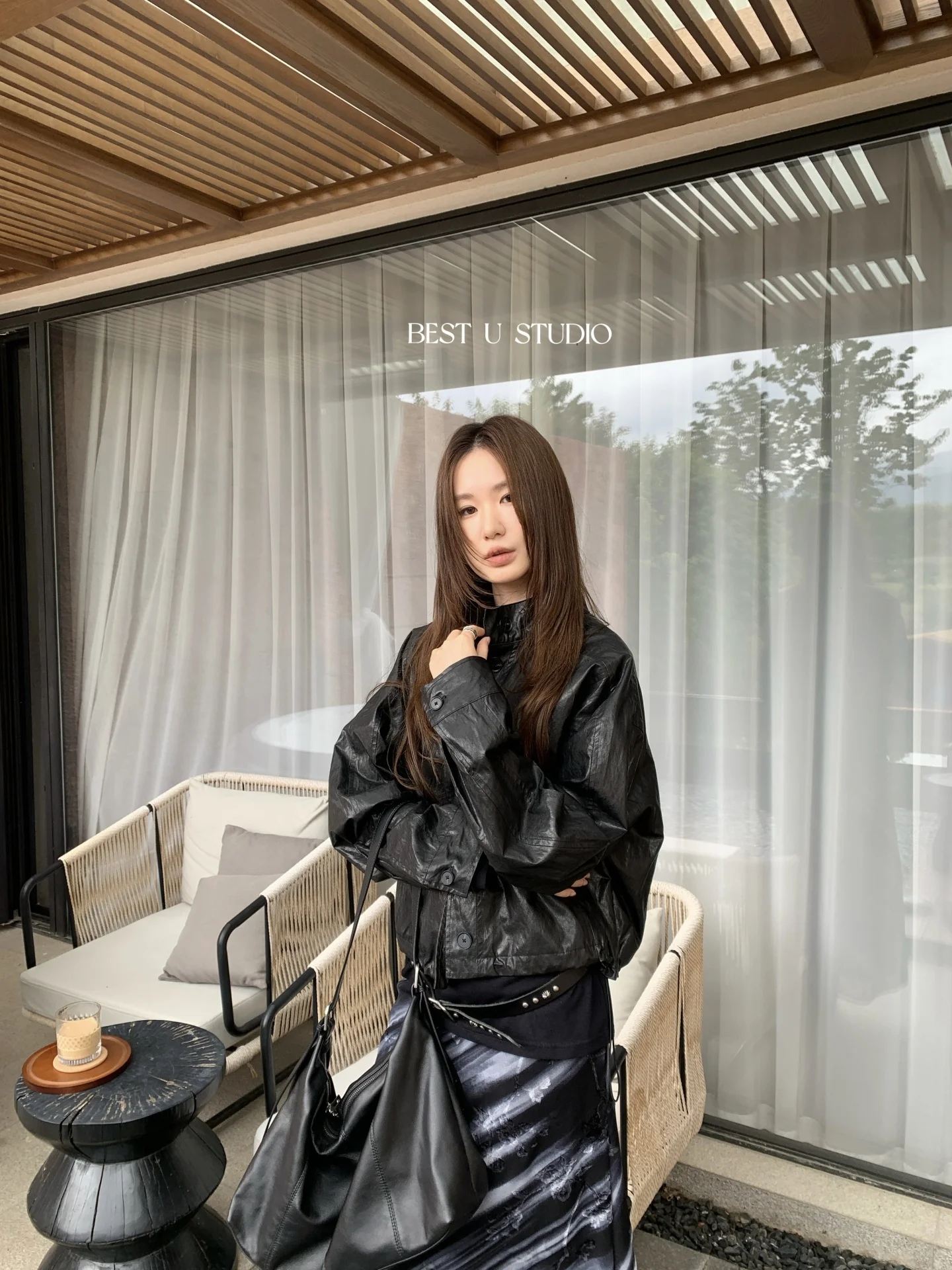 

Женская осенняя куртка TCCW в стиле ретро, свободного кроя, универсальная, с длинными рукавами, на шнурке, ветрозащитная, стандартный крой